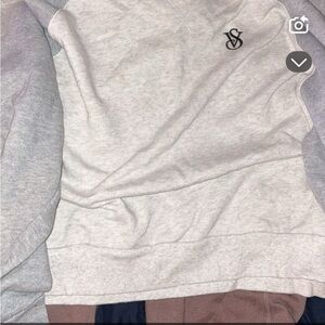 Gray and Cream Sweatshirt